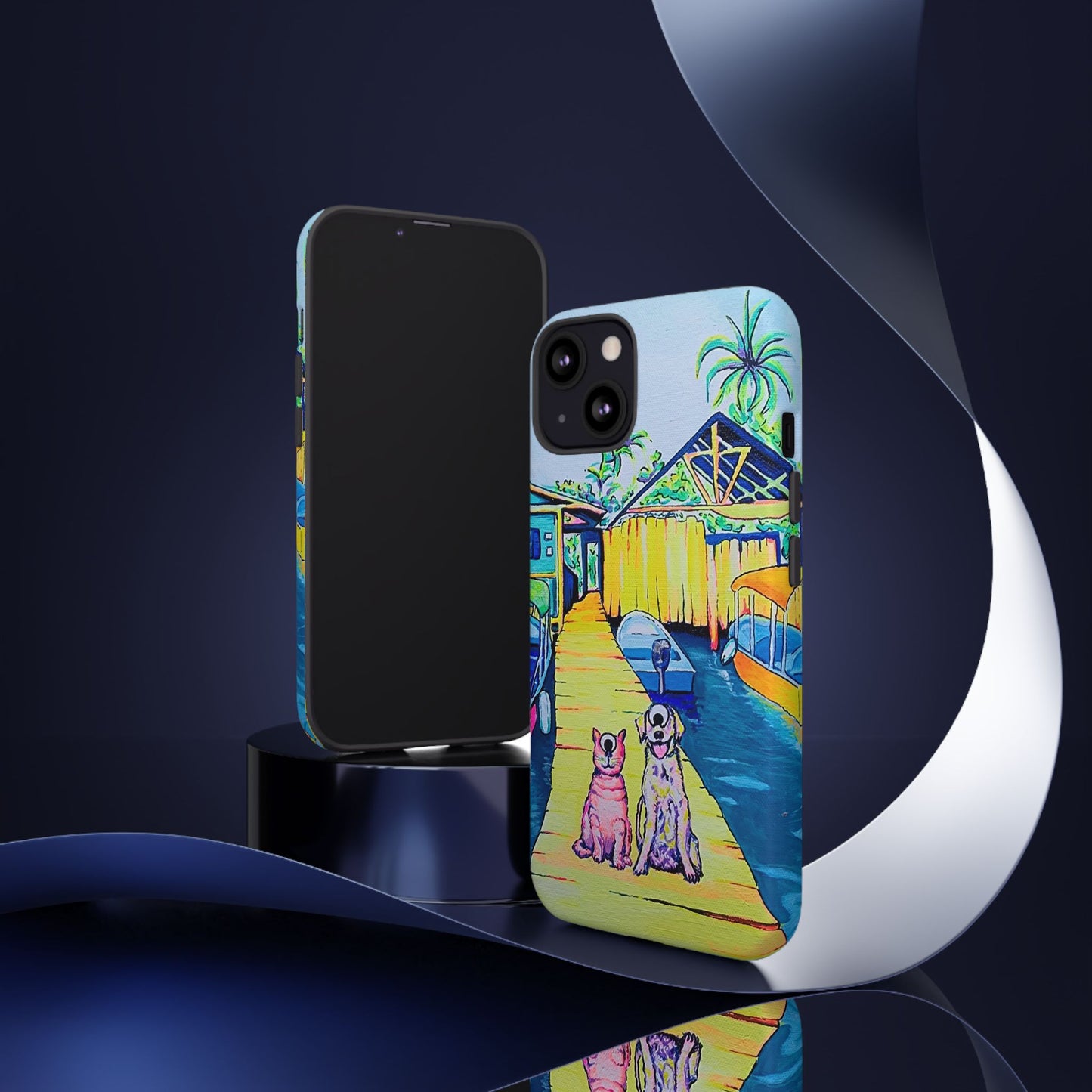 Bocas Cat and Dog Tough Phone Case