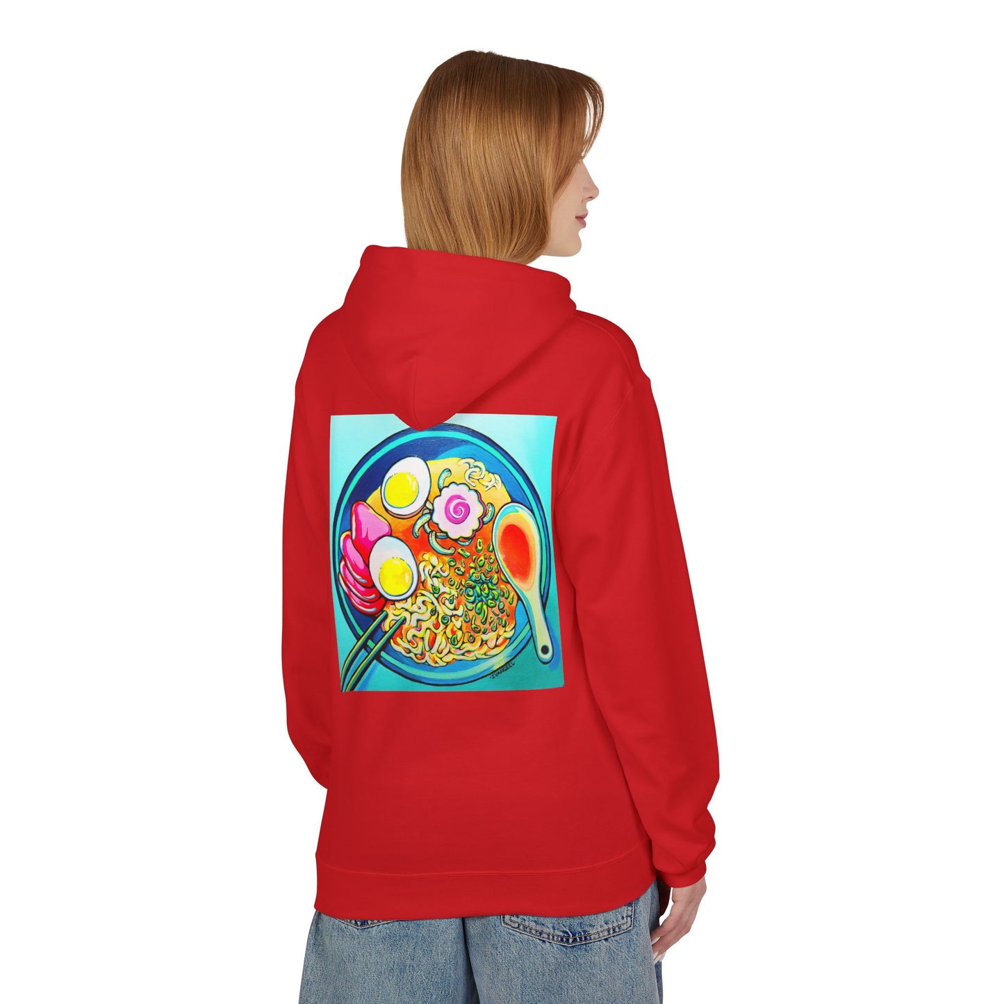 Unisex Neon Ramen Soft Hoodie