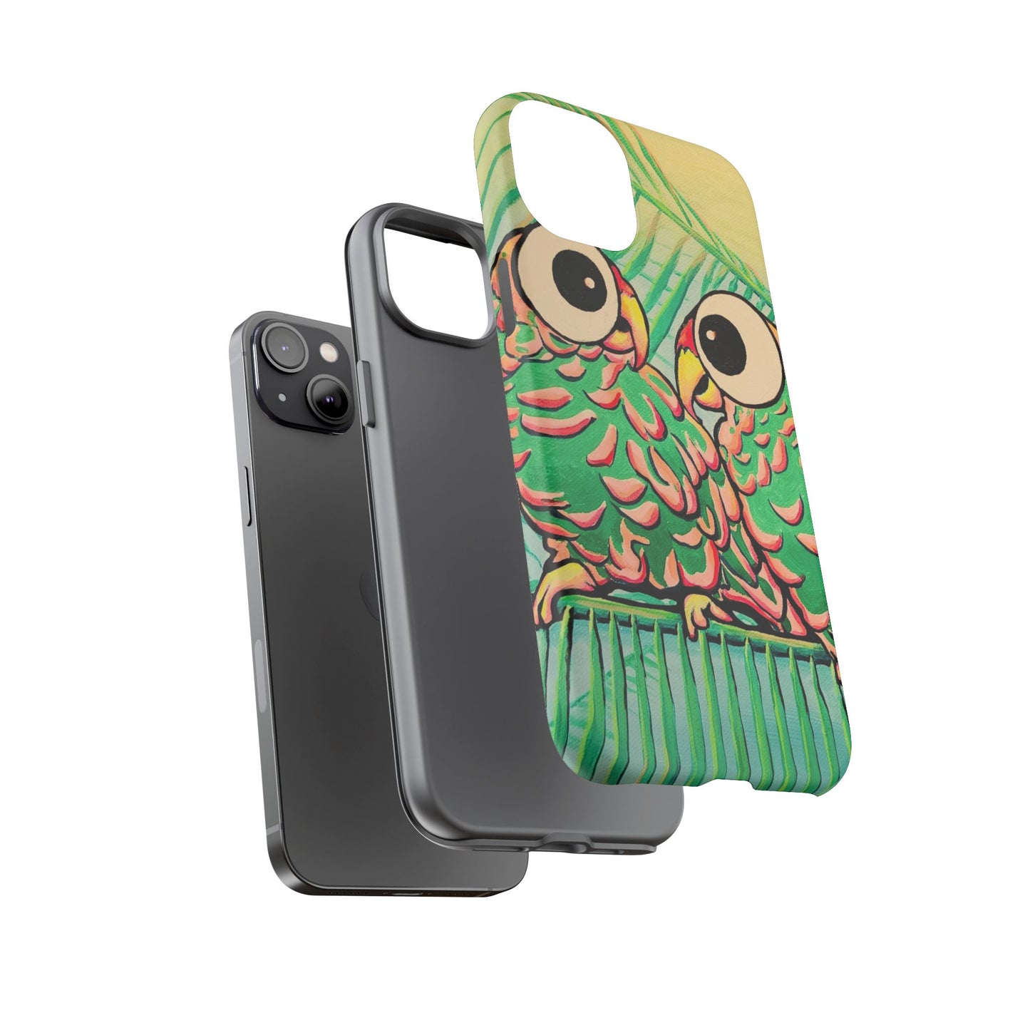 Chatty Cyclops Parrots Tough Phone Case