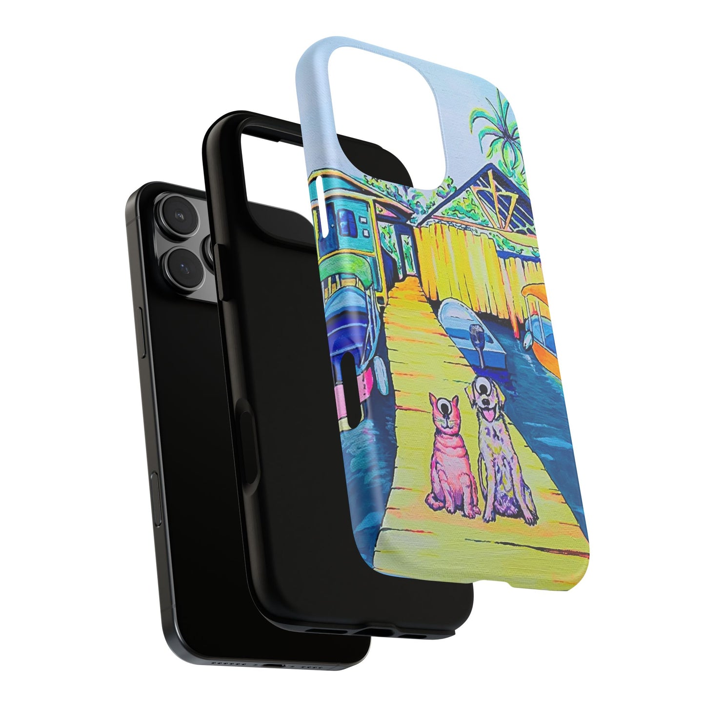 Bocas Cat and Dog Tough Phone Case