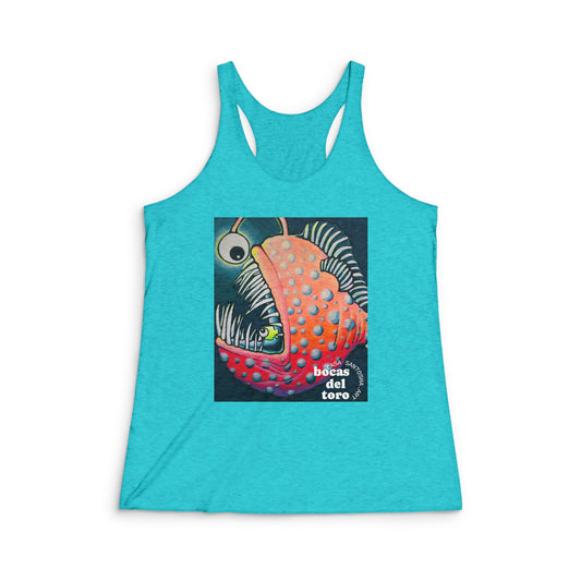 Women's Cyclops Anglerfish Graphic Racerback Tank