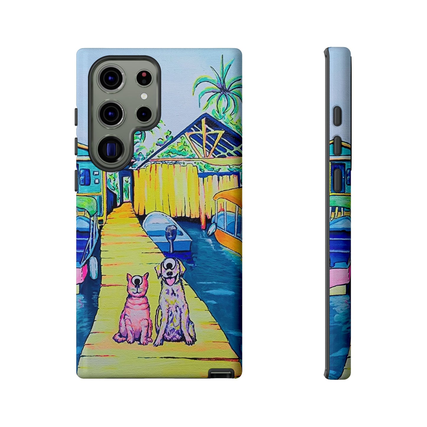 Bocas Cat and Dog Tough Phone Case