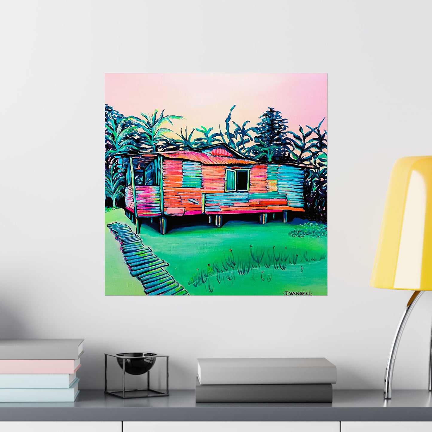 Luis Russell House Bocas Giclée Art Poster