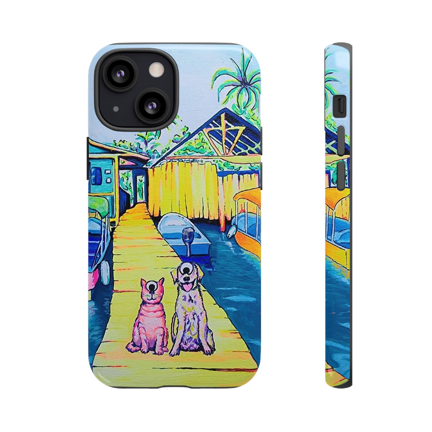Bocas Cat and Dog Tough Phone Case