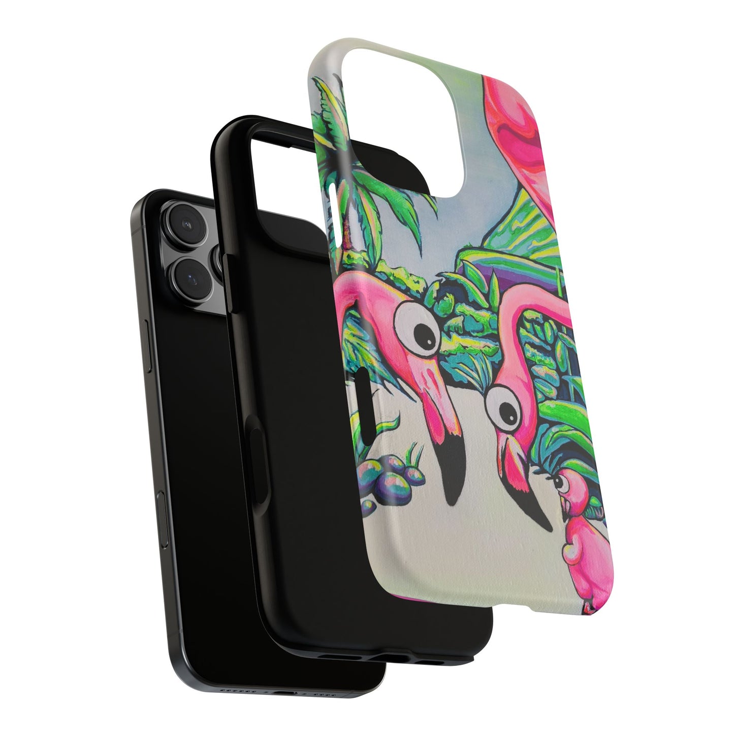 Flamingo Family Phone Case