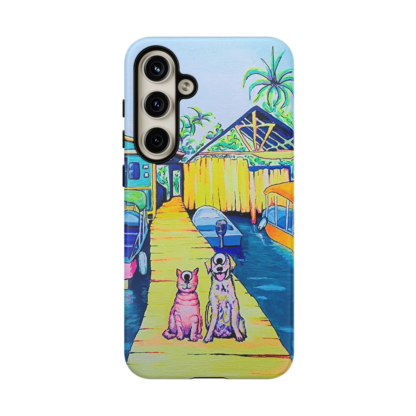 Bocas Cat and Dog Tough Phone Case