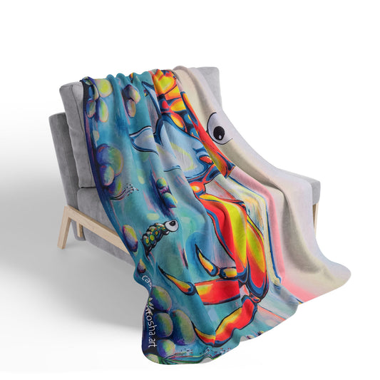 Cyclops Crab Fleece Sherpa Blanket