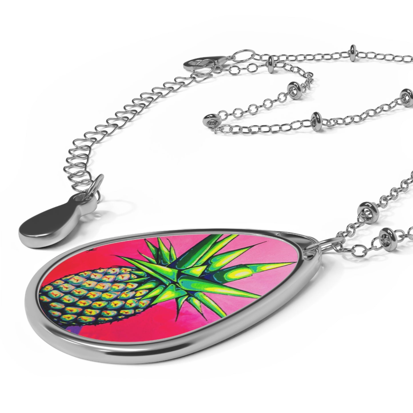 Neon Pineapple Necklace