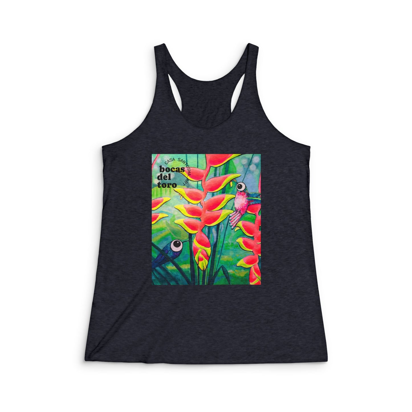 Women's Cyclops Hummingbirds Graphic Racerback Tank