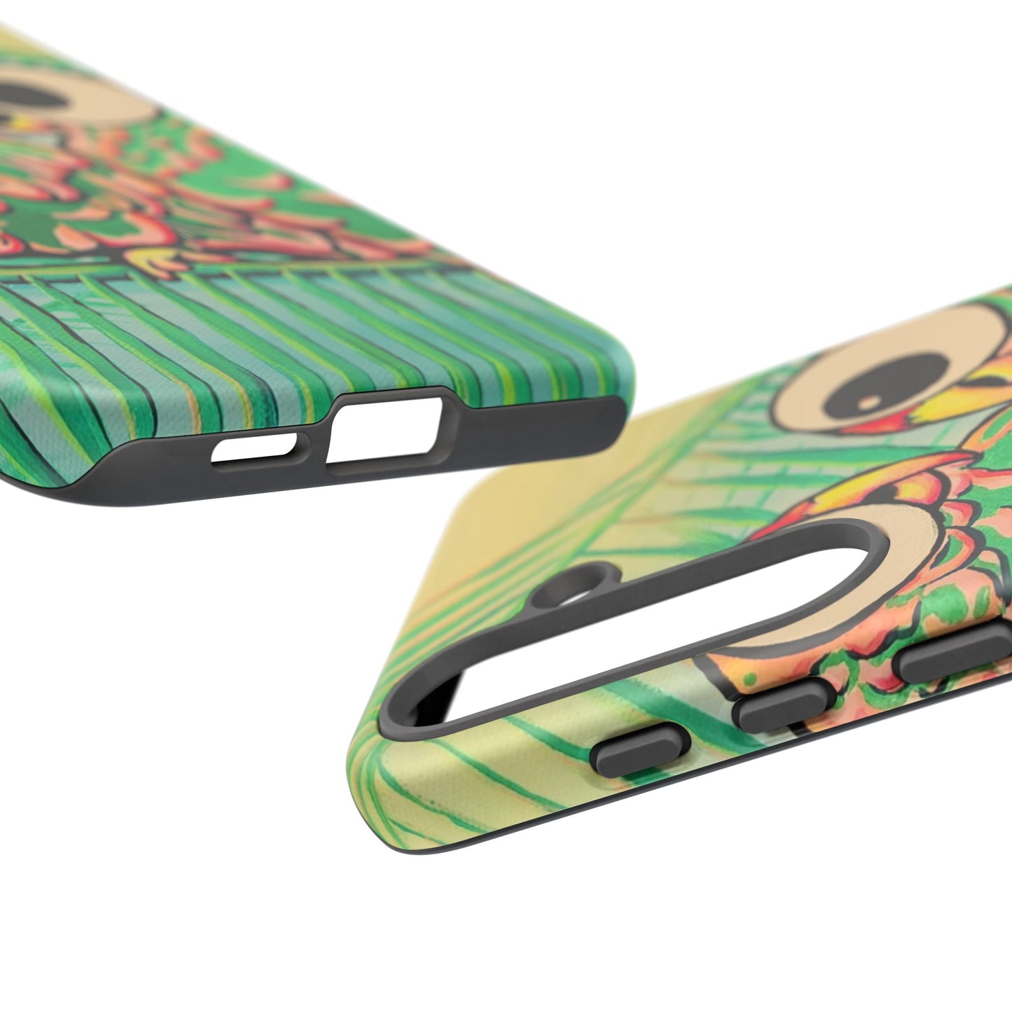 Chatty Cyclops Parrots Tough Phone Case