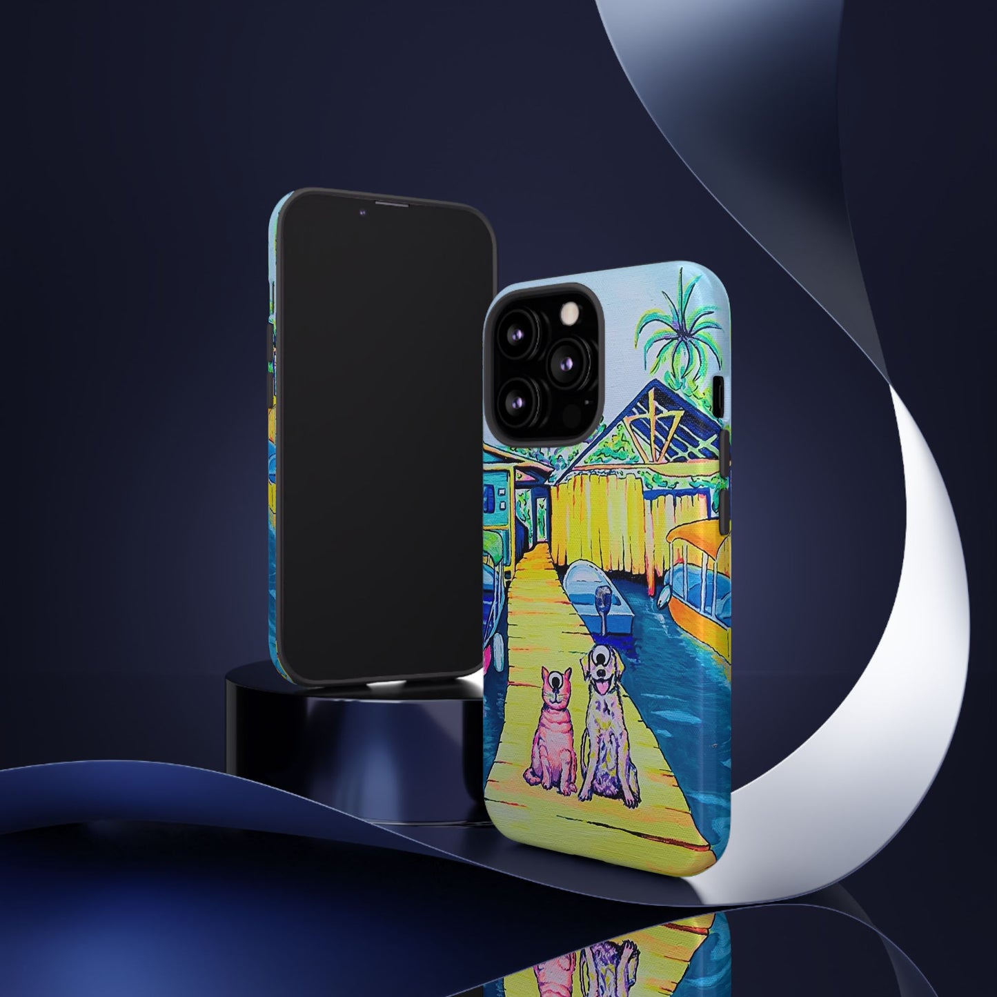 Bocas Cat and Dog Tough Phone Case