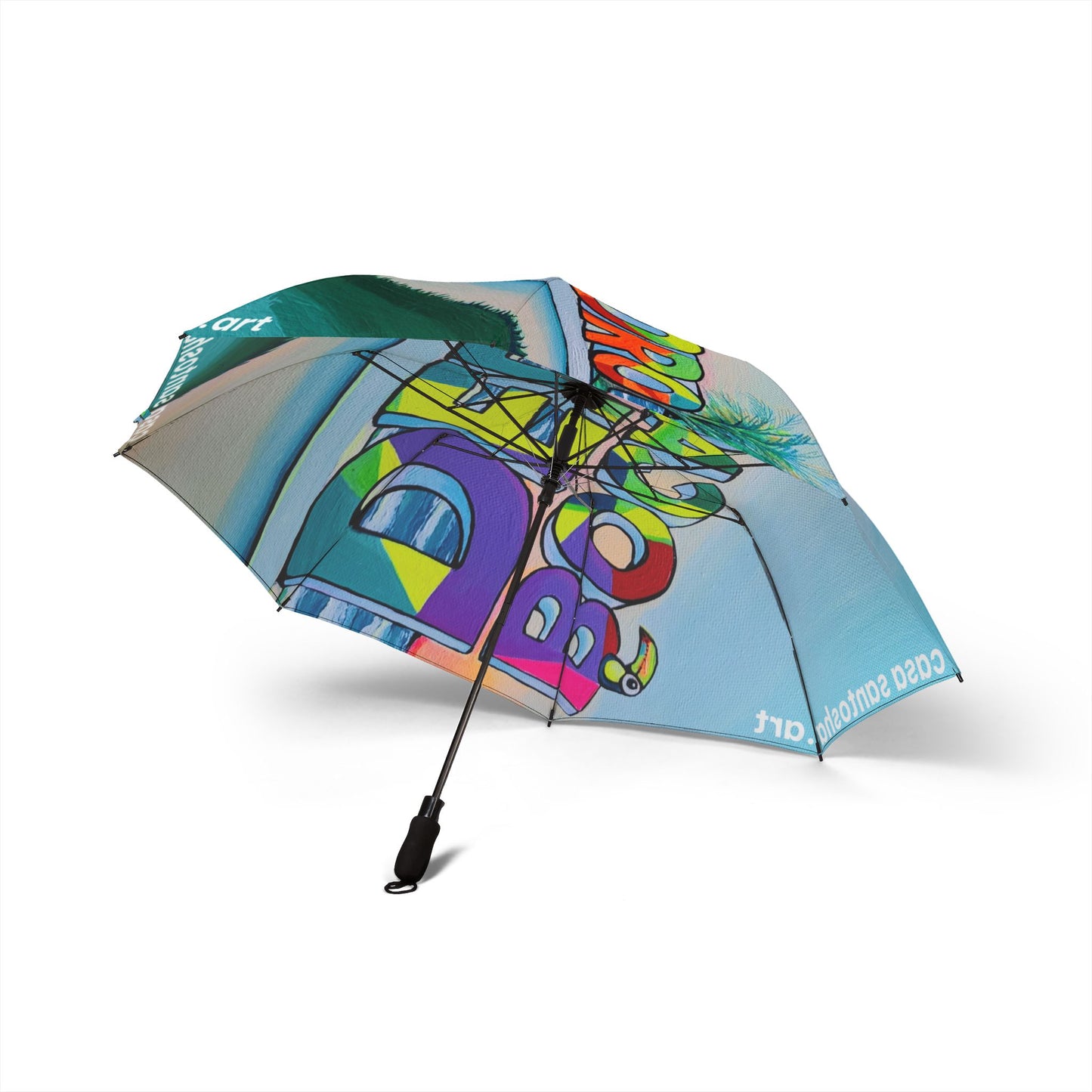 Bocas Del Toro Sign Tropical Umbrella - Foldable & Stylish Rain Gear