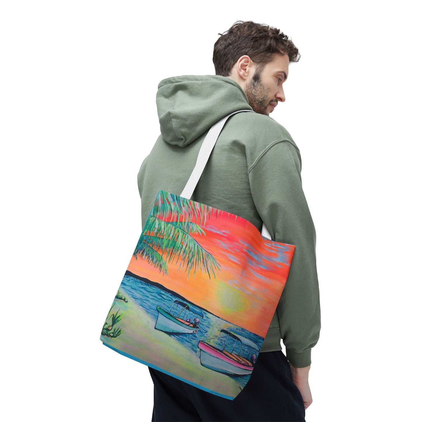 Premium Panga Express Tote Bag, Original Artist Design, Reusable Shopping Tote, Eco-Friendly