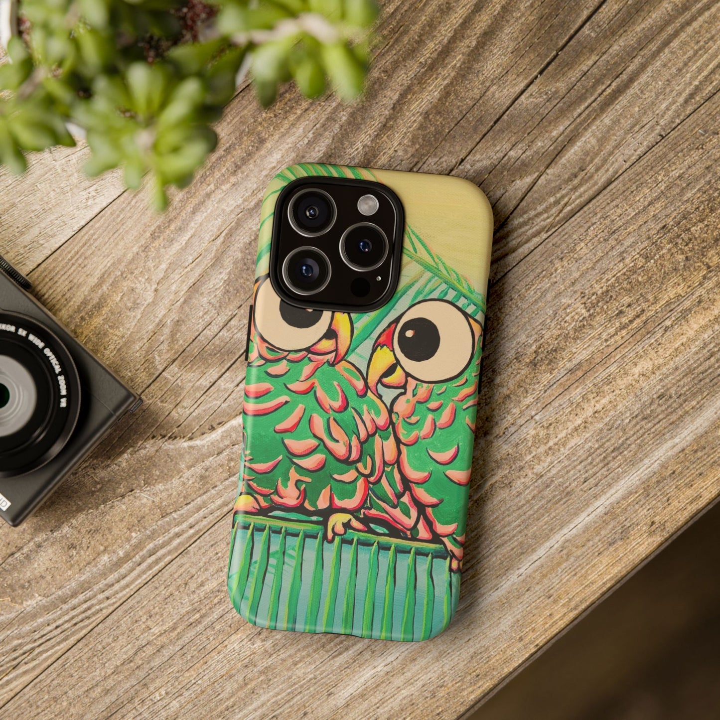 Chatty Cyclops Parrots Tough Phone Case