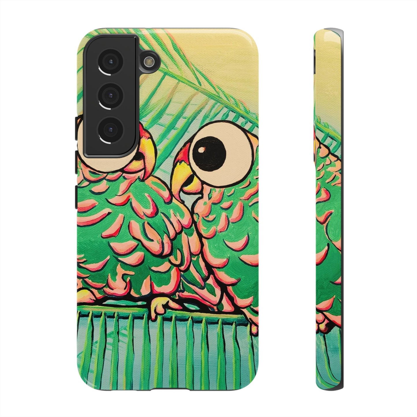 Chatty Cyclops Parrots Tough Phone Case
