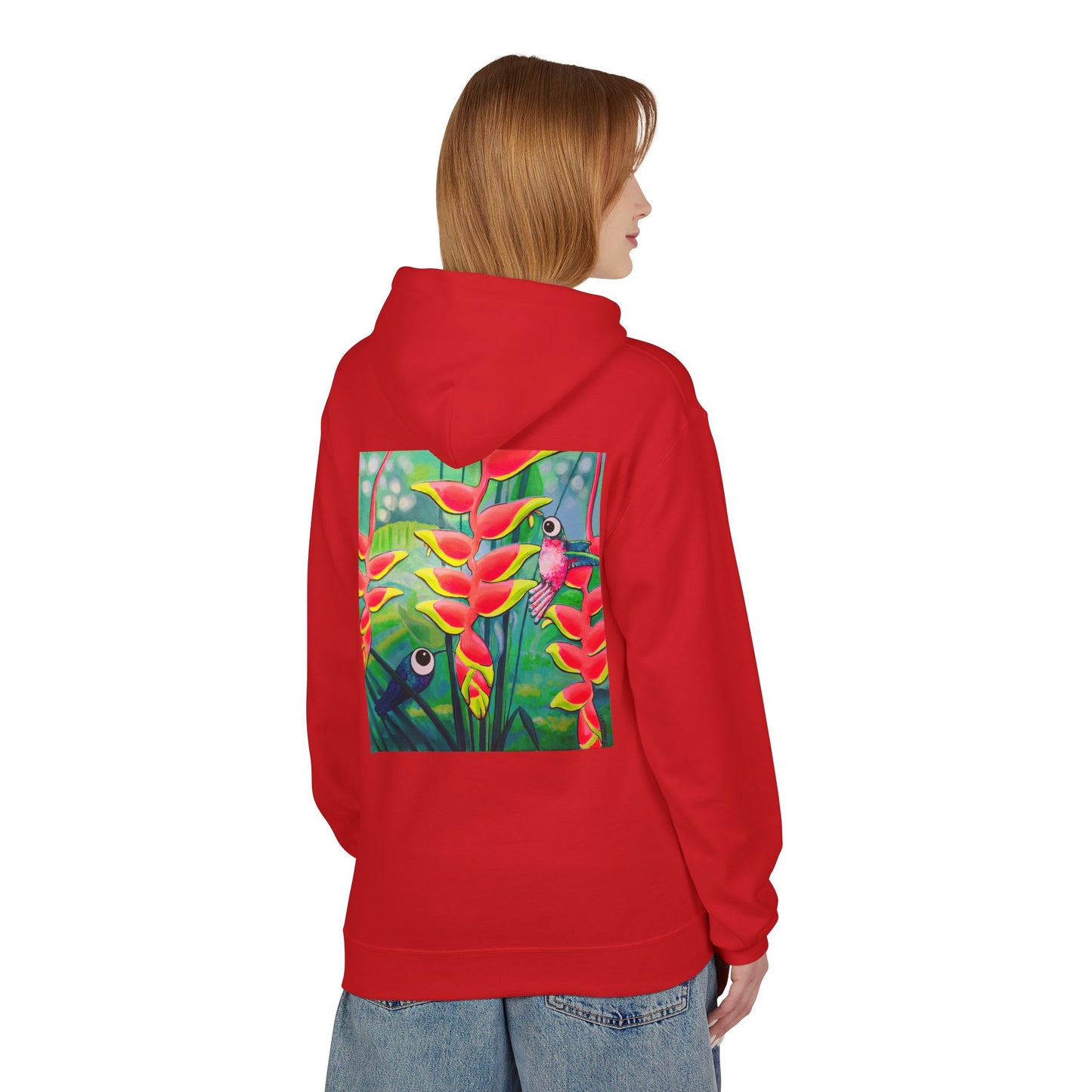 Unisex Cyclops Hummingbirds Soft Hoodie
