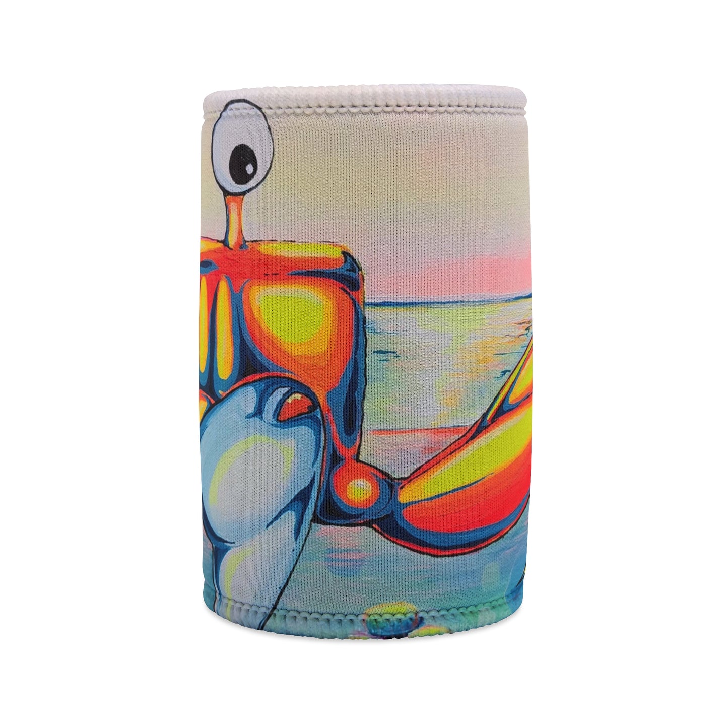 Colorful Crab Stubby Cooler