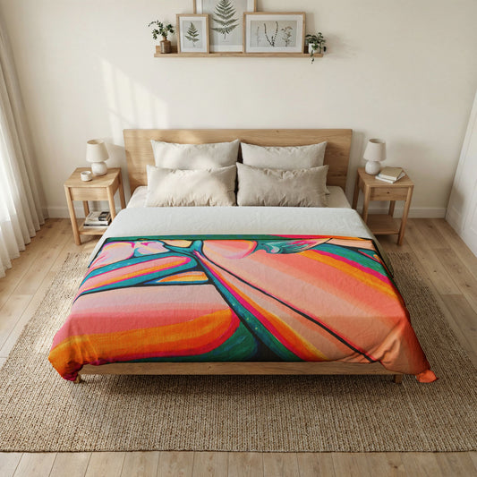 Neon Fish Duvet Cover