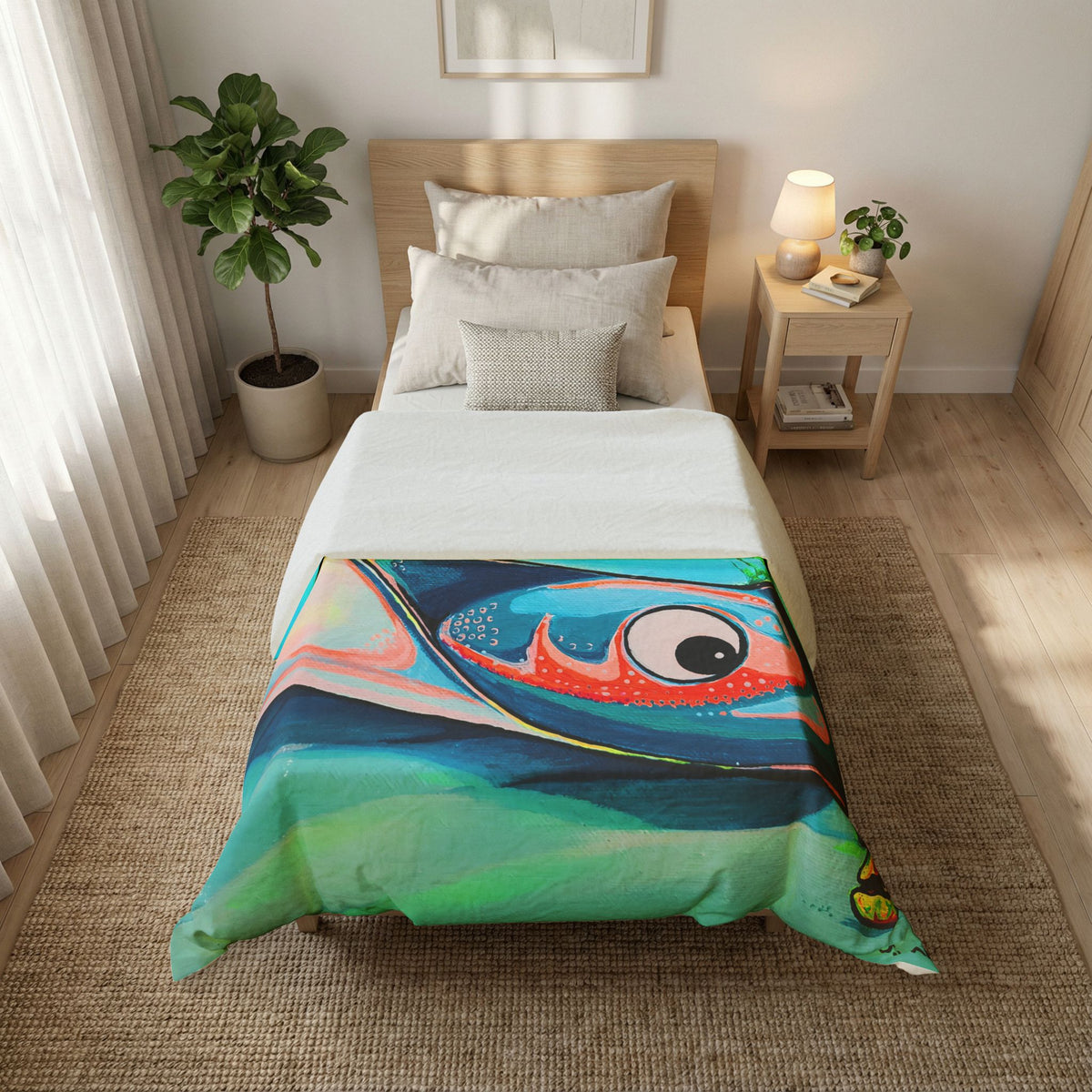 Cyclops Stingray Duvet Cover