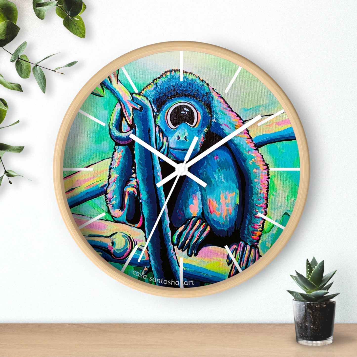 Cyclops Monkey Pop Art Wall Clock