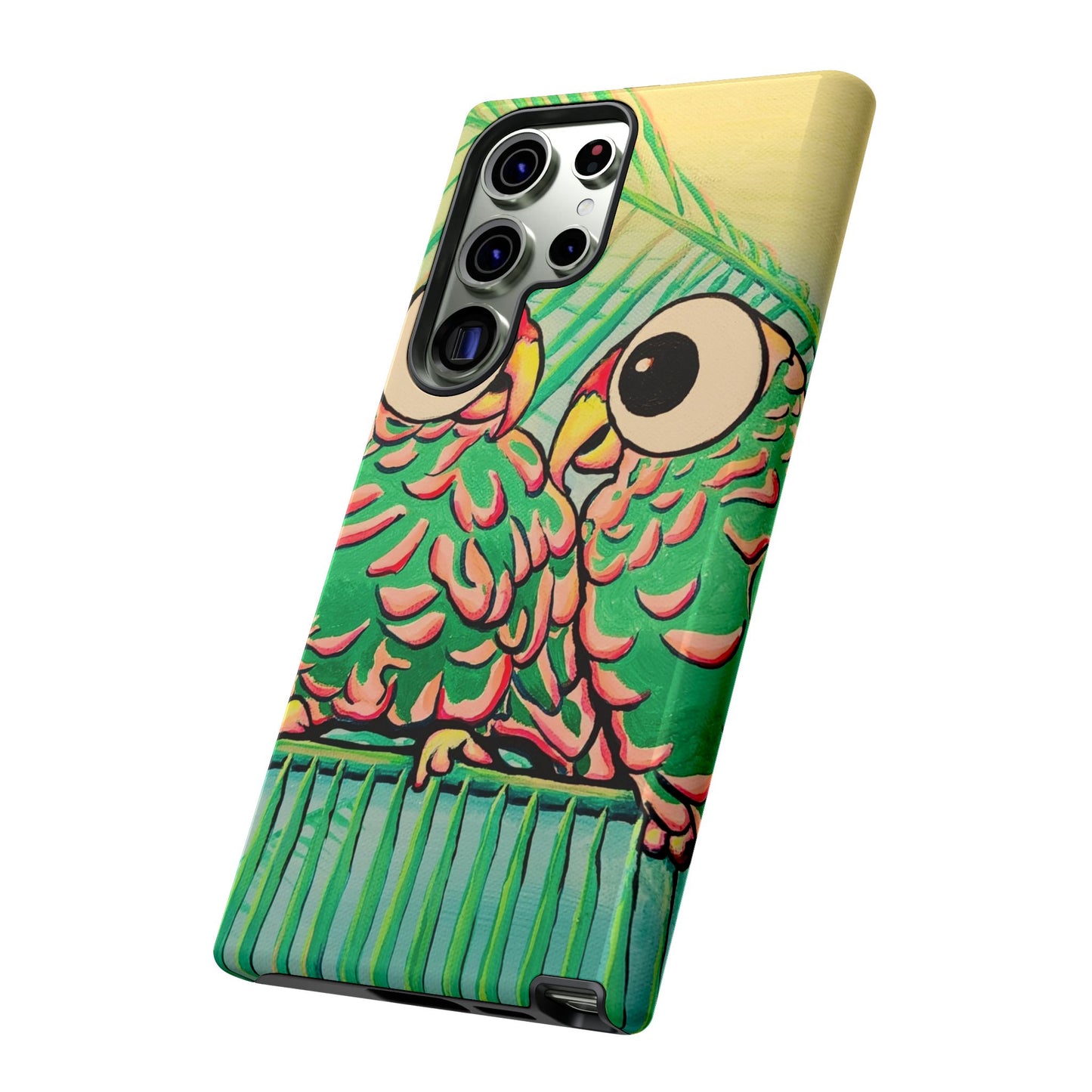 Chatty Cyclops Parrots Tough Phone Case