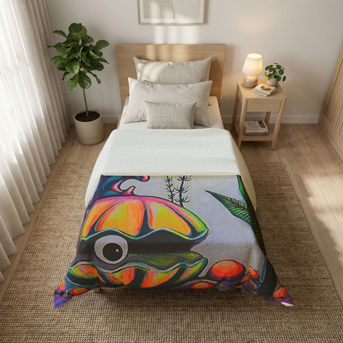Cyclops Clam Duvet Cover