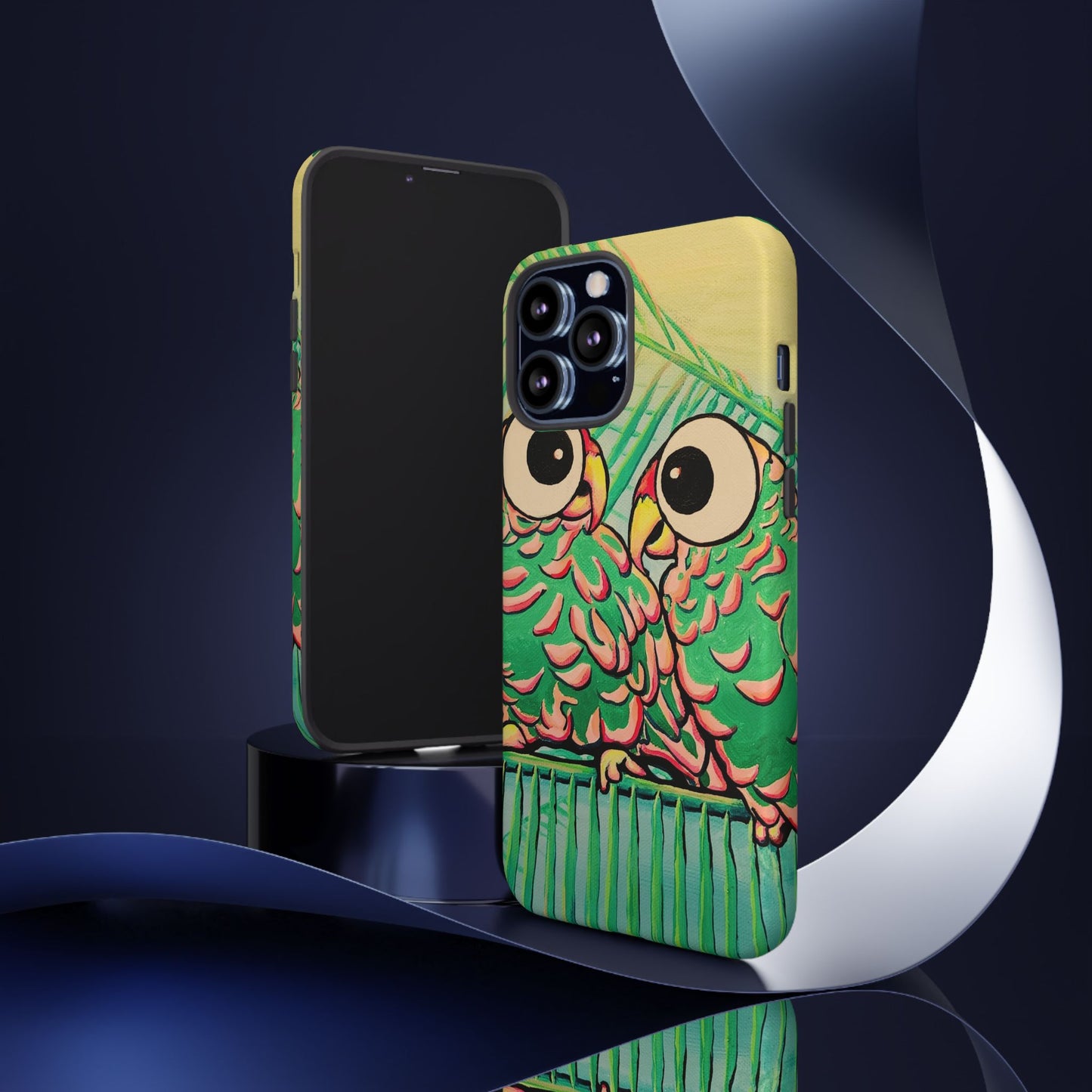 Chatty Cyclops Parrots Tough Phone Case