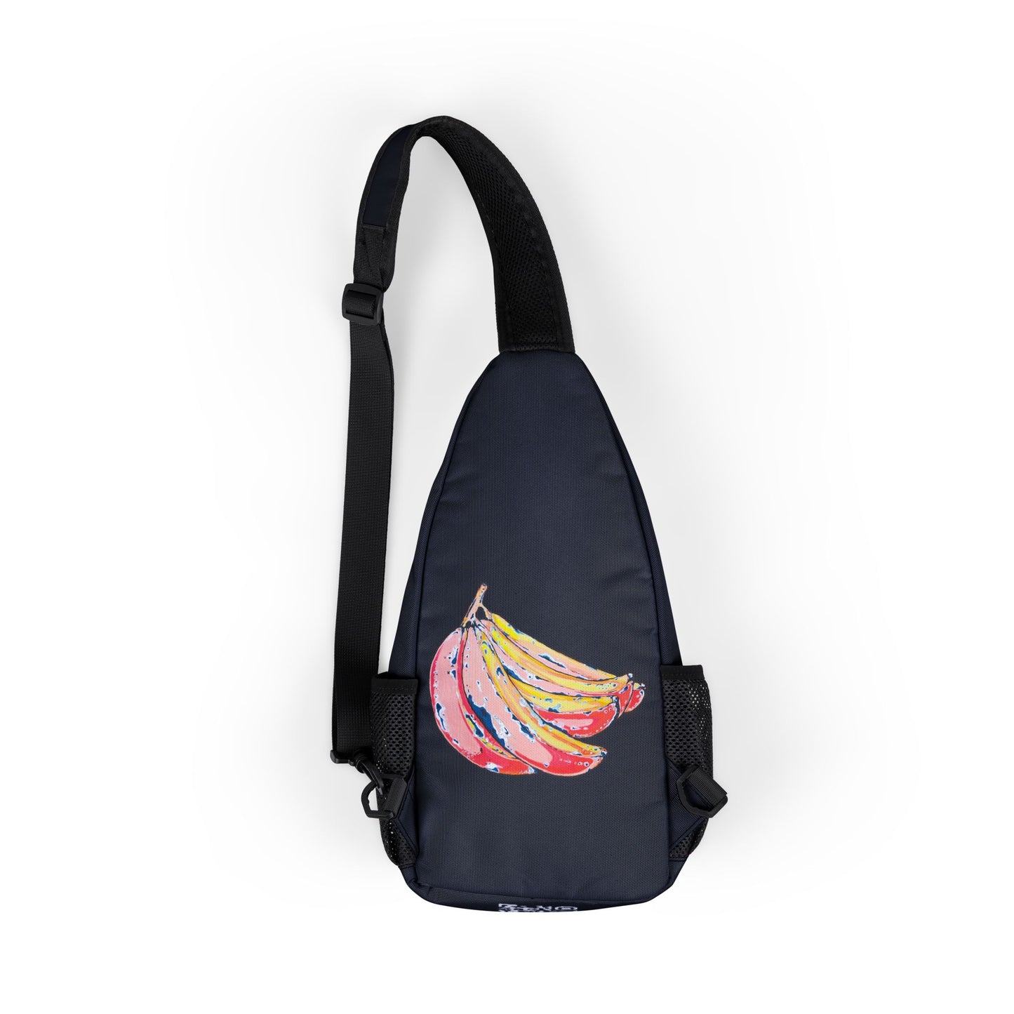 Colorful Cyclops Red Frog Art Sling Bag - Travel or Everyday Chest Bag