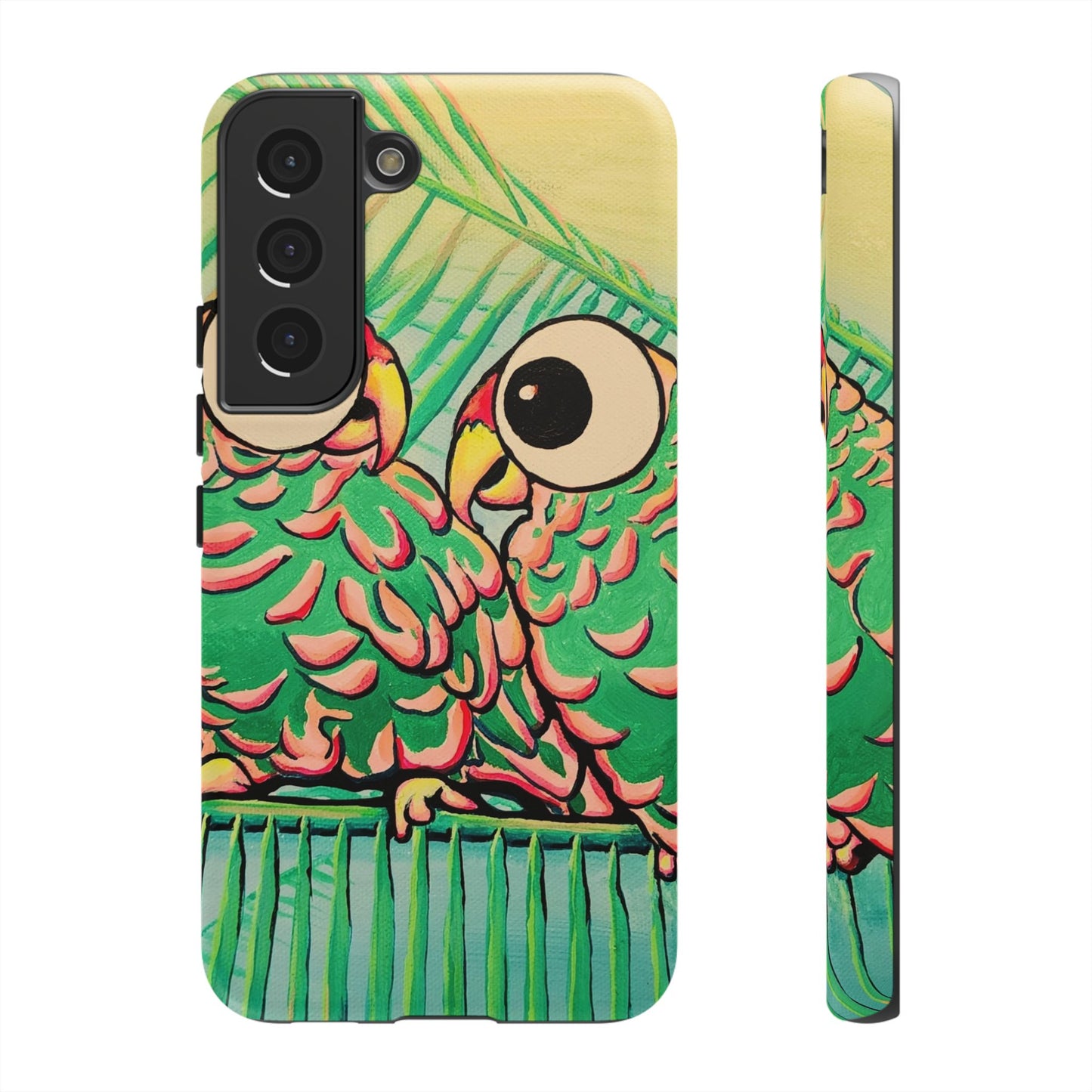 Chatty Cyclops Parrots Tough Phone Case