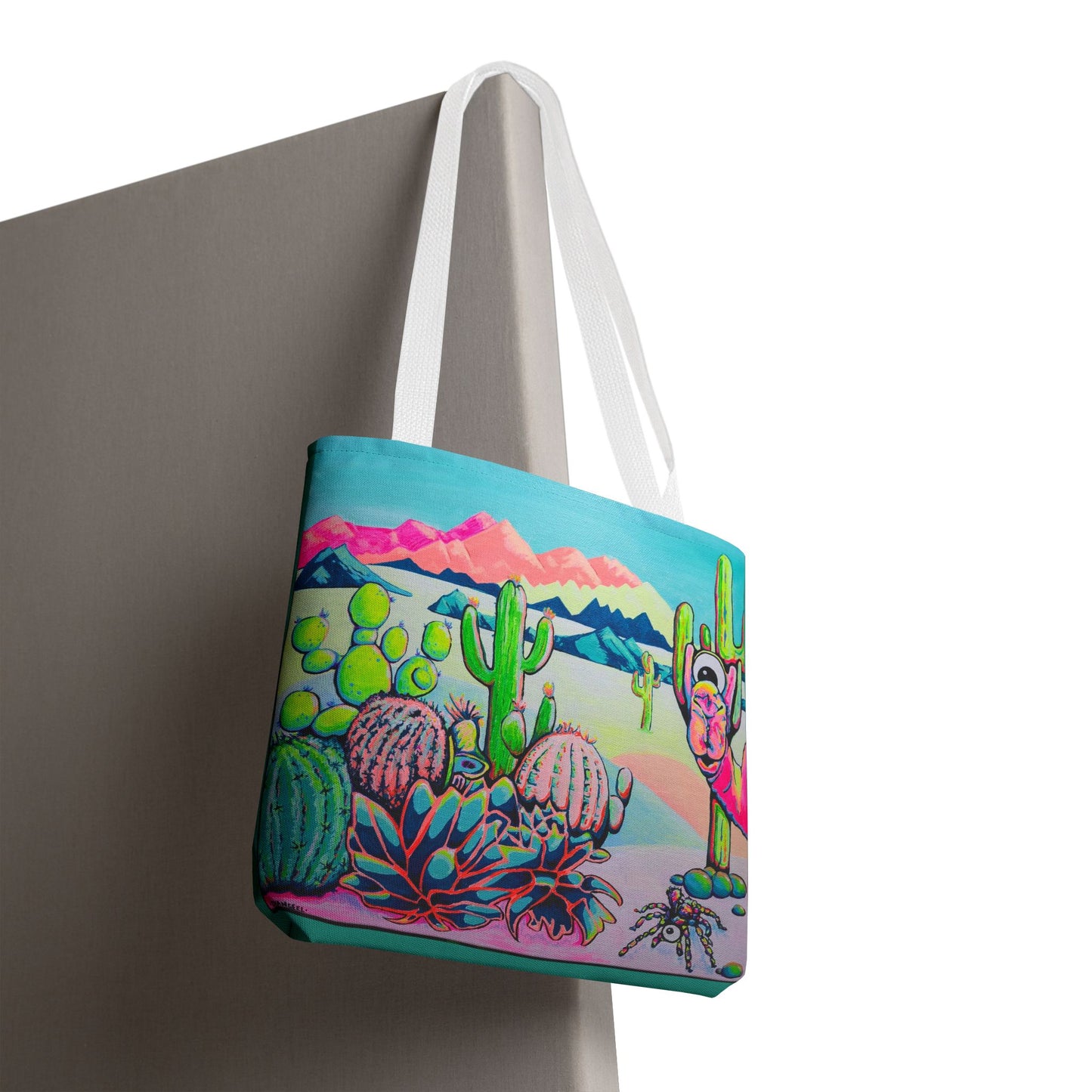 Premium Cyclops Camel Tote Bag, Original Artist Design, Reusable Shopping Tote, Eco-Friendly