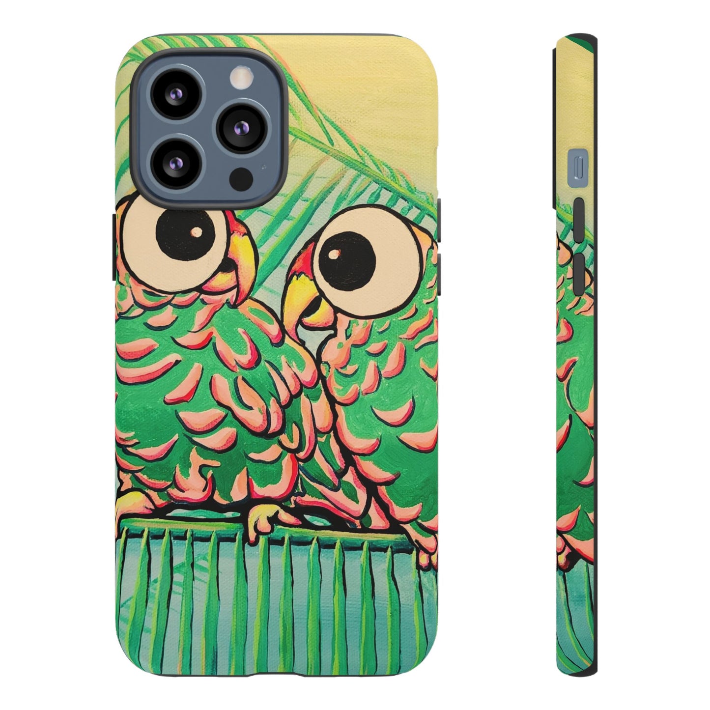 Chatty Cyclops Parrots Tough Phone Case