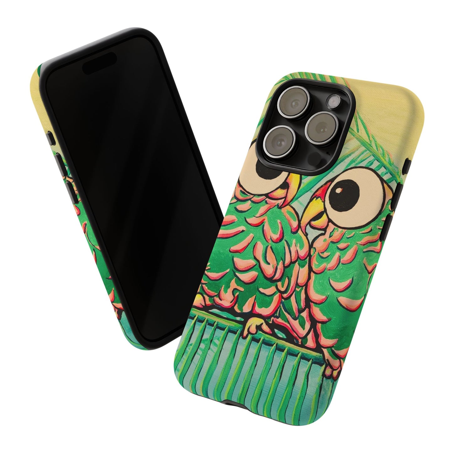 Chatty Cyclops Parrots Tough Phone Case