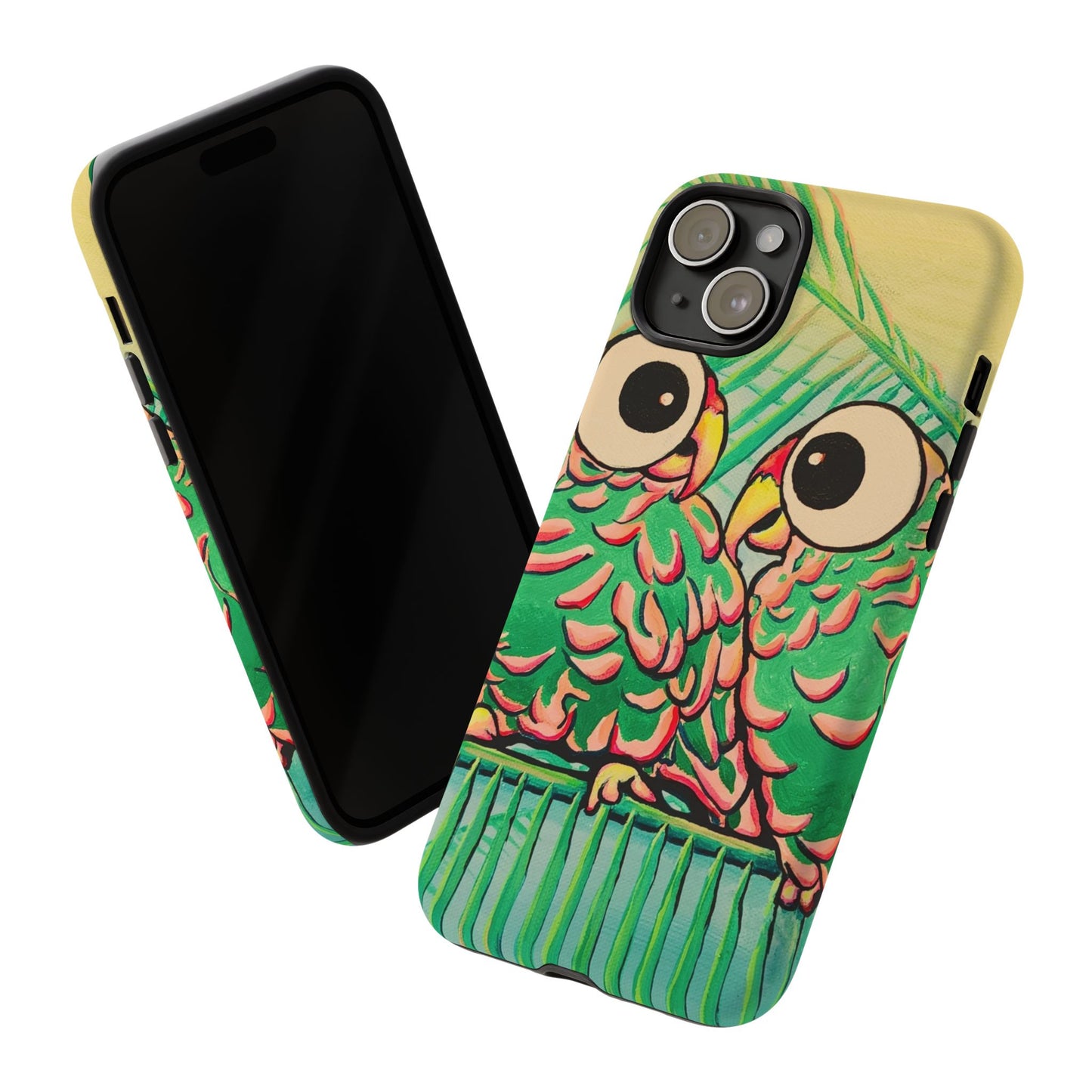 Chatty Cyclops Parrots Tough Phone Case