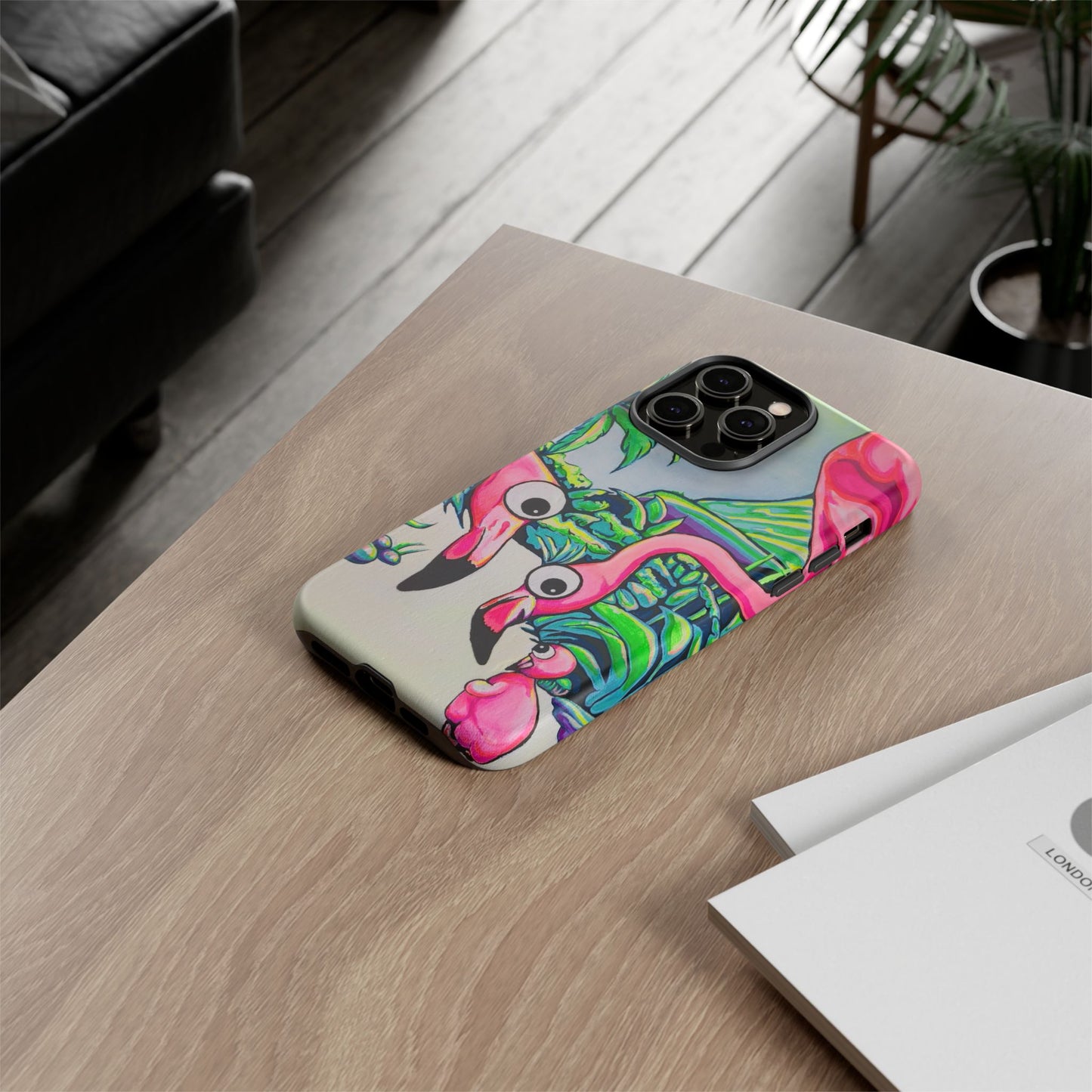 Flamingo Family Phone Case