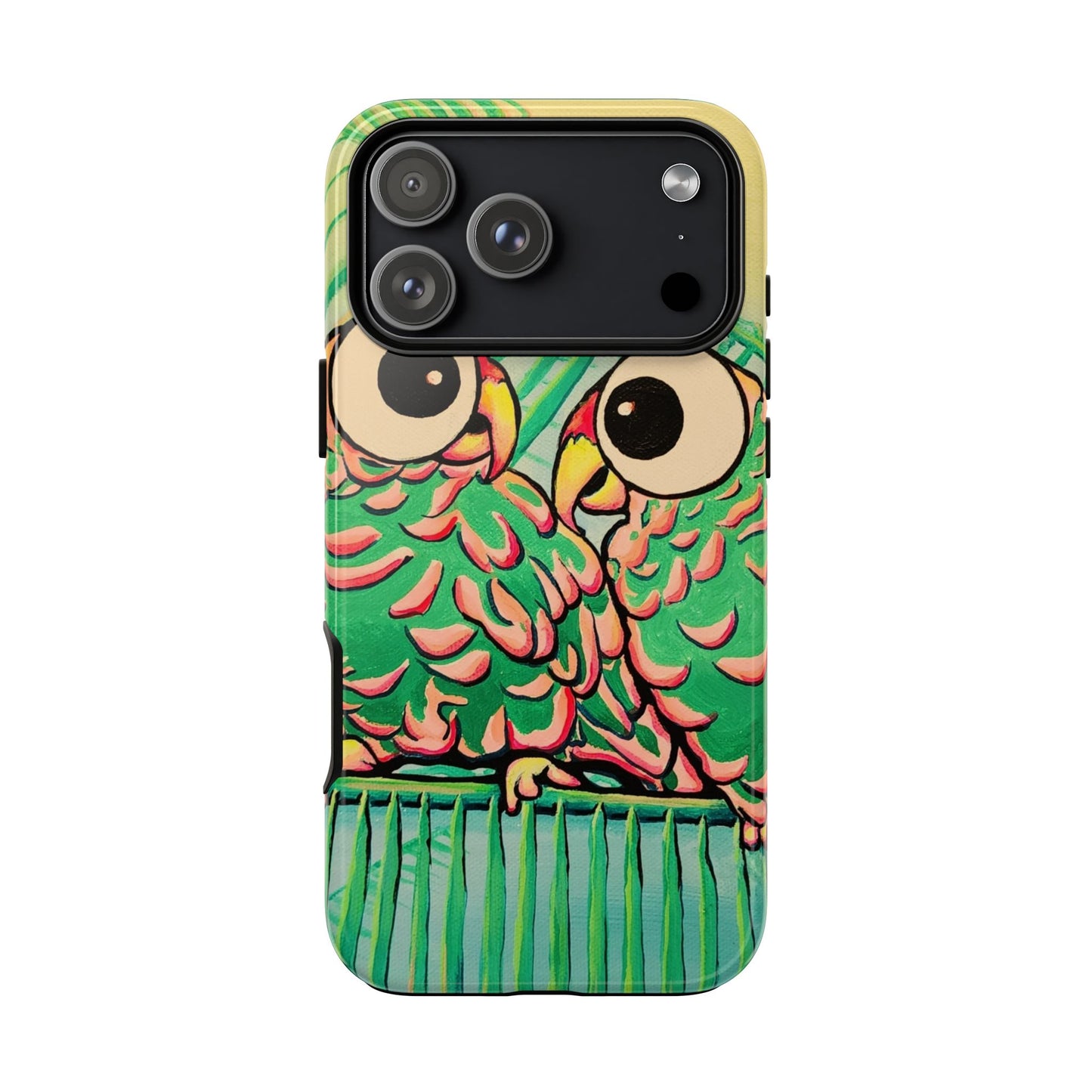 Chatty Cyclops Parrots Tough Phone Case
