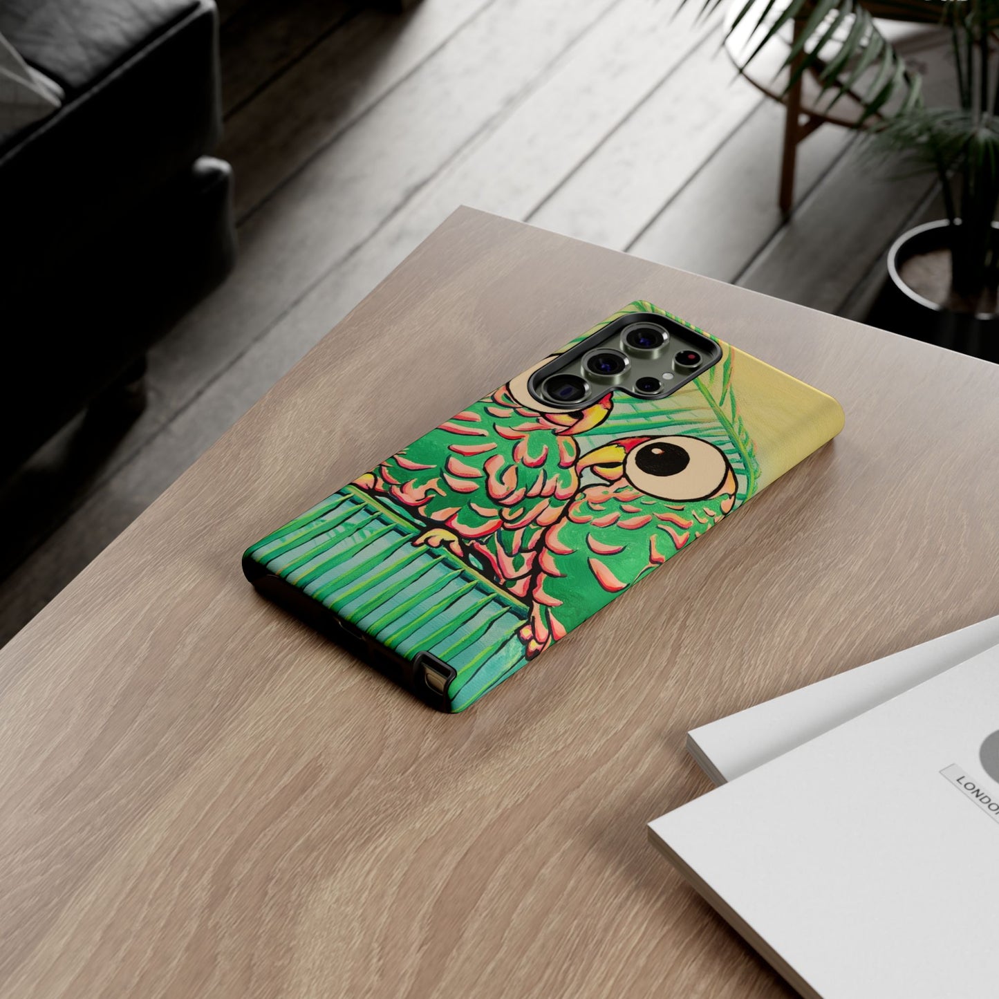 Chatty Cyclops Parrots Tough Phone Case