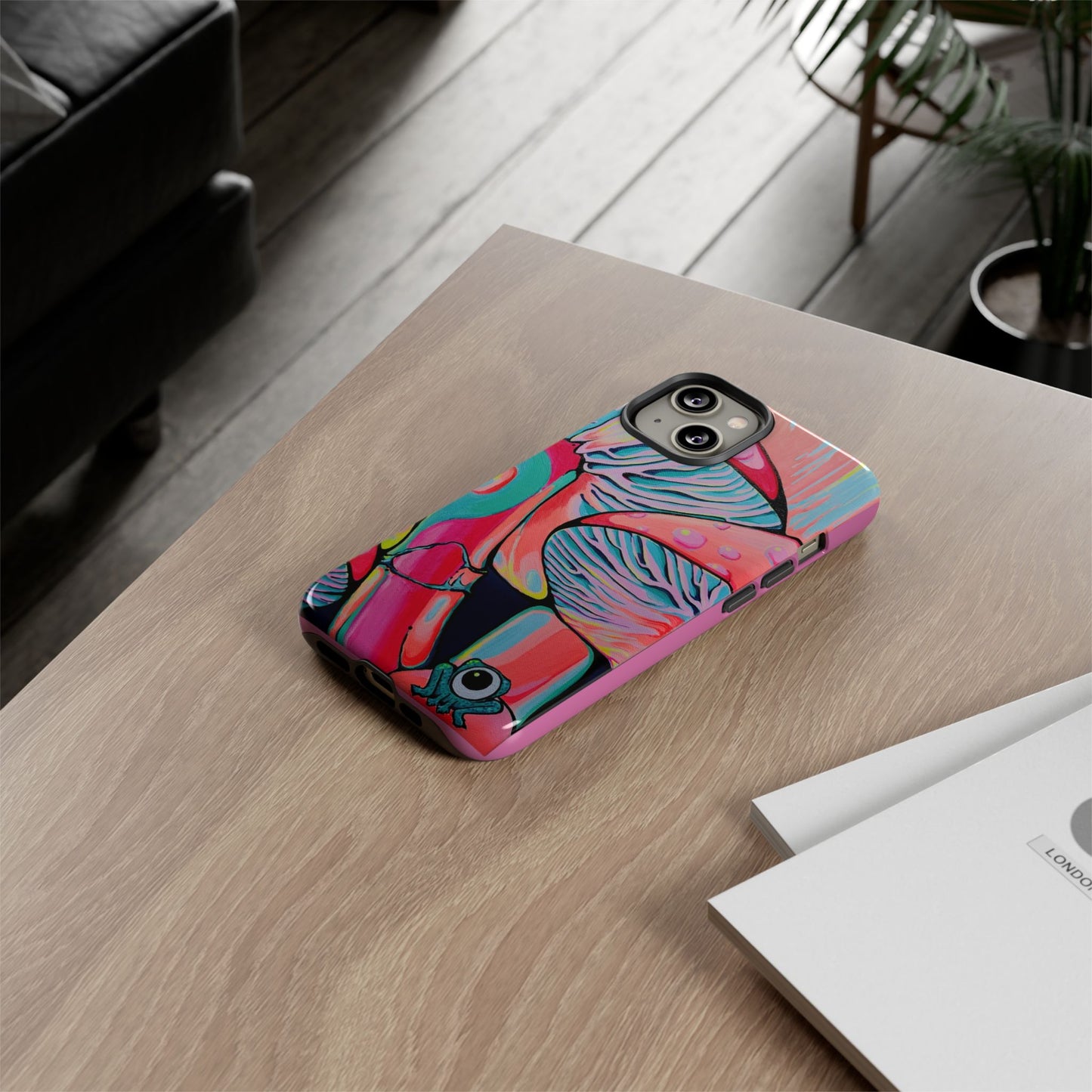 Trippy Mushrooms Tough Phone Case
