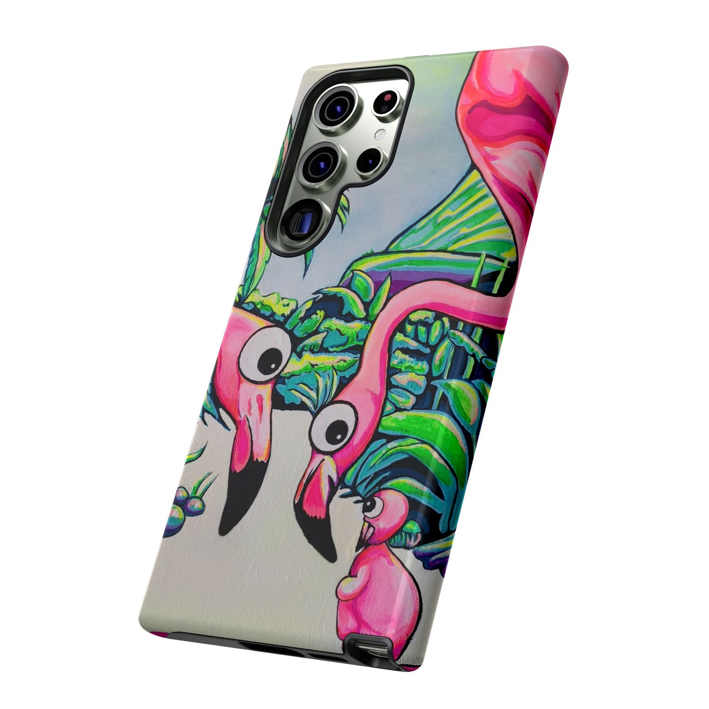 Flamingo Family Phone Case