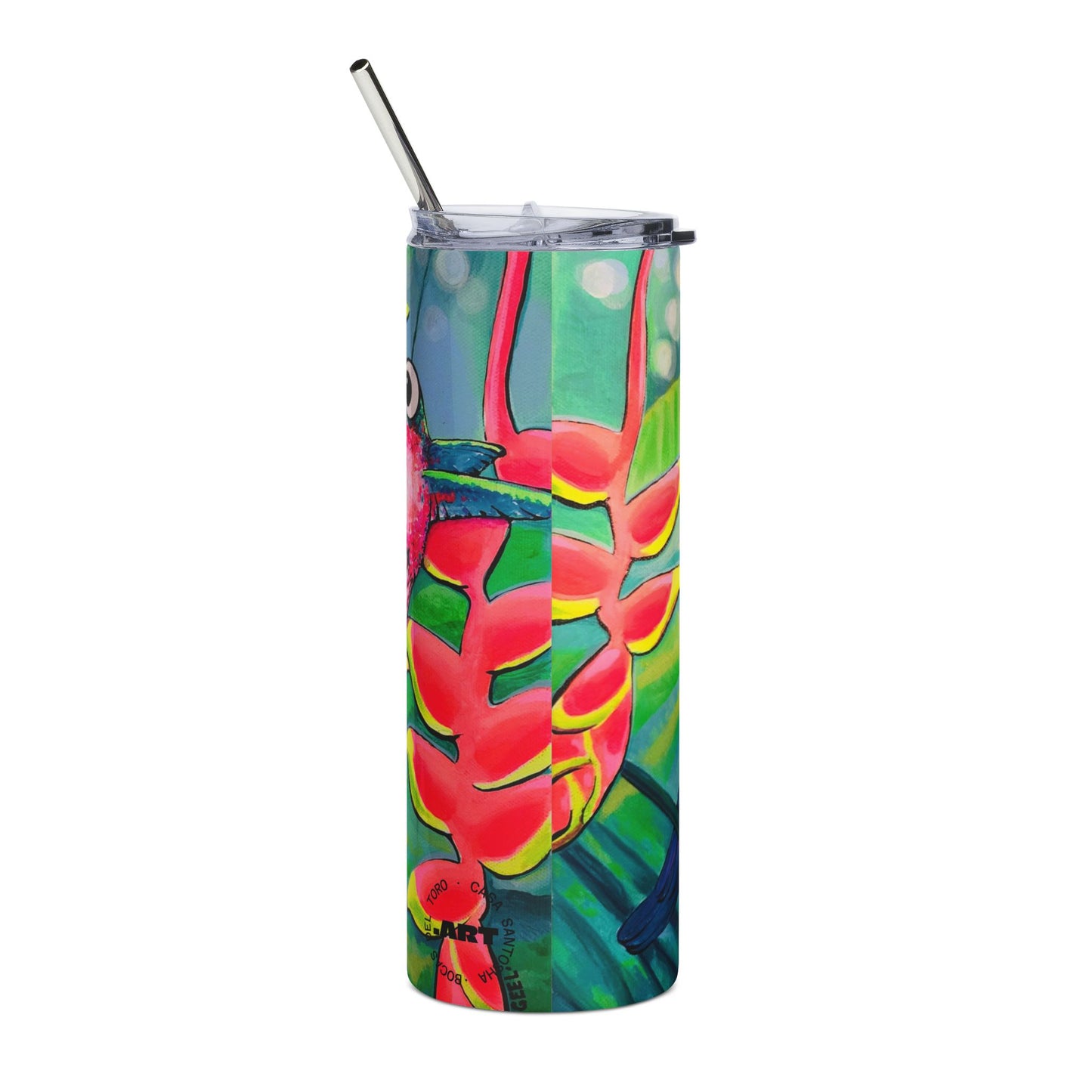 Cyclops Hummingbirds Stainless Steel Tumbler, 20oz | Fun Travel Mug, Eco-Friendly