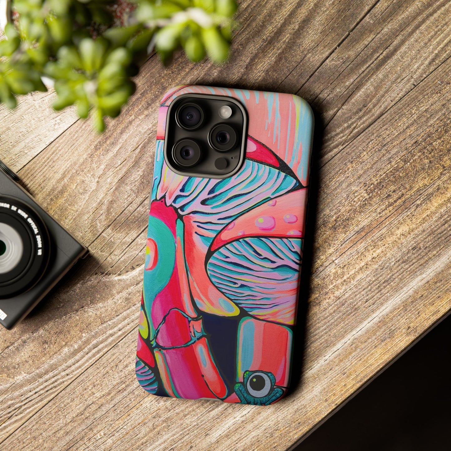 Trippy Mushrooms Tough Phone Case