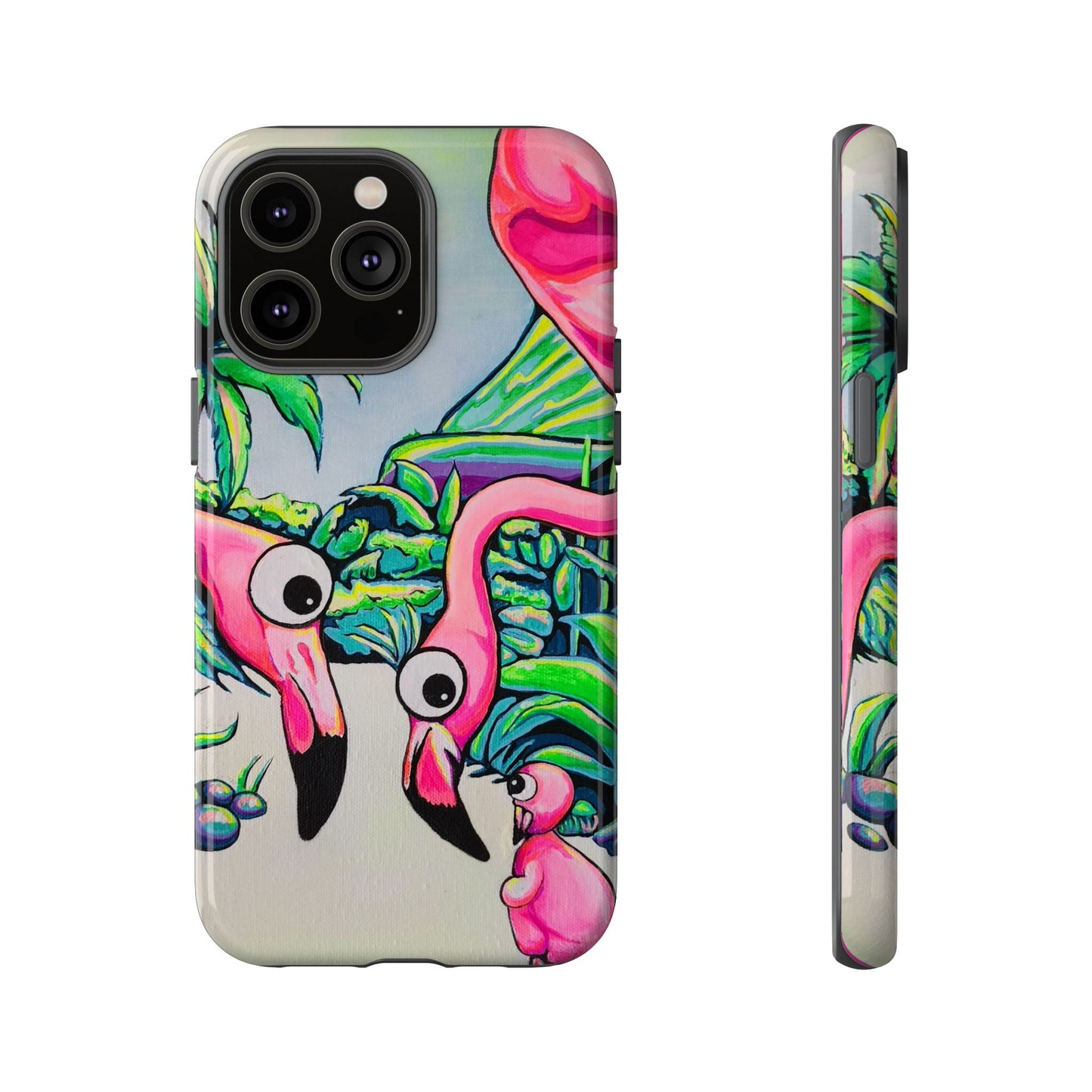 Flamingo Family Phone Case