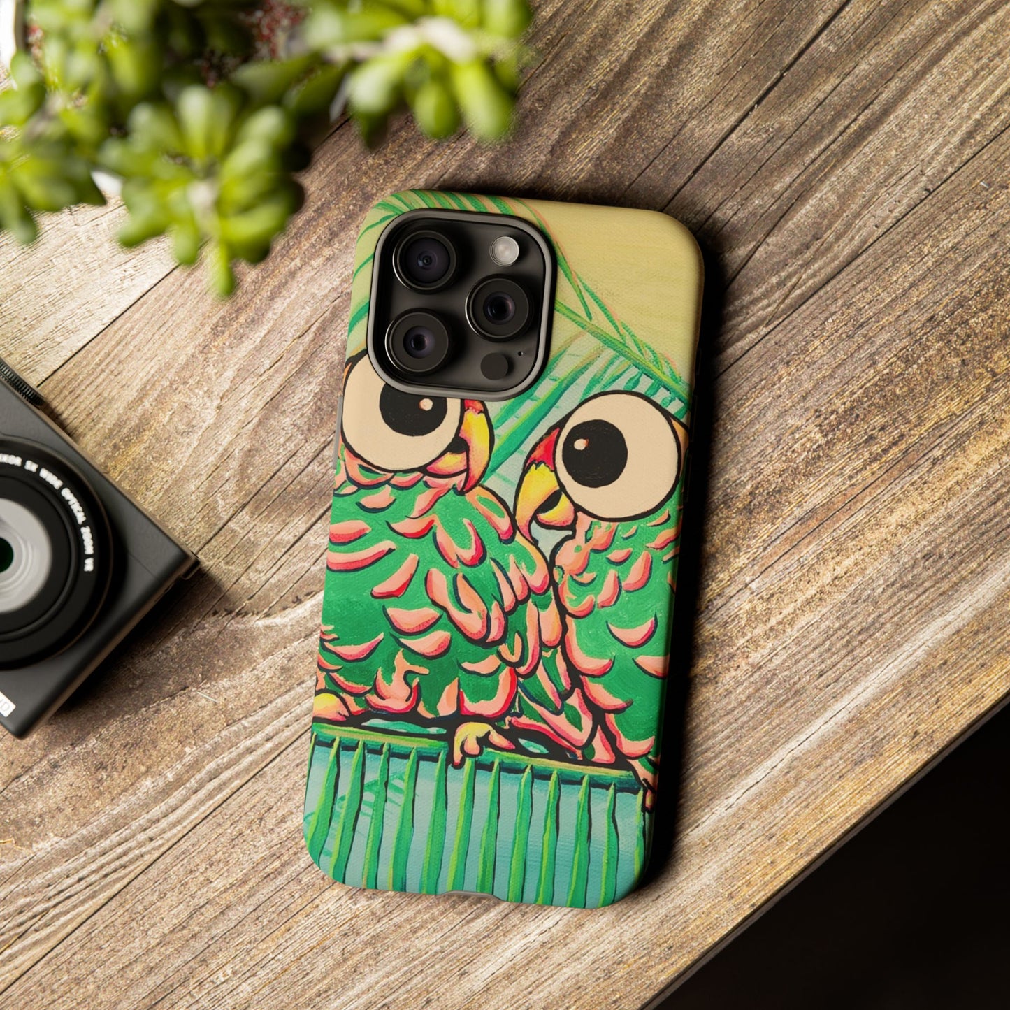 Chatty Cyclops Parrots Tough Phone Case