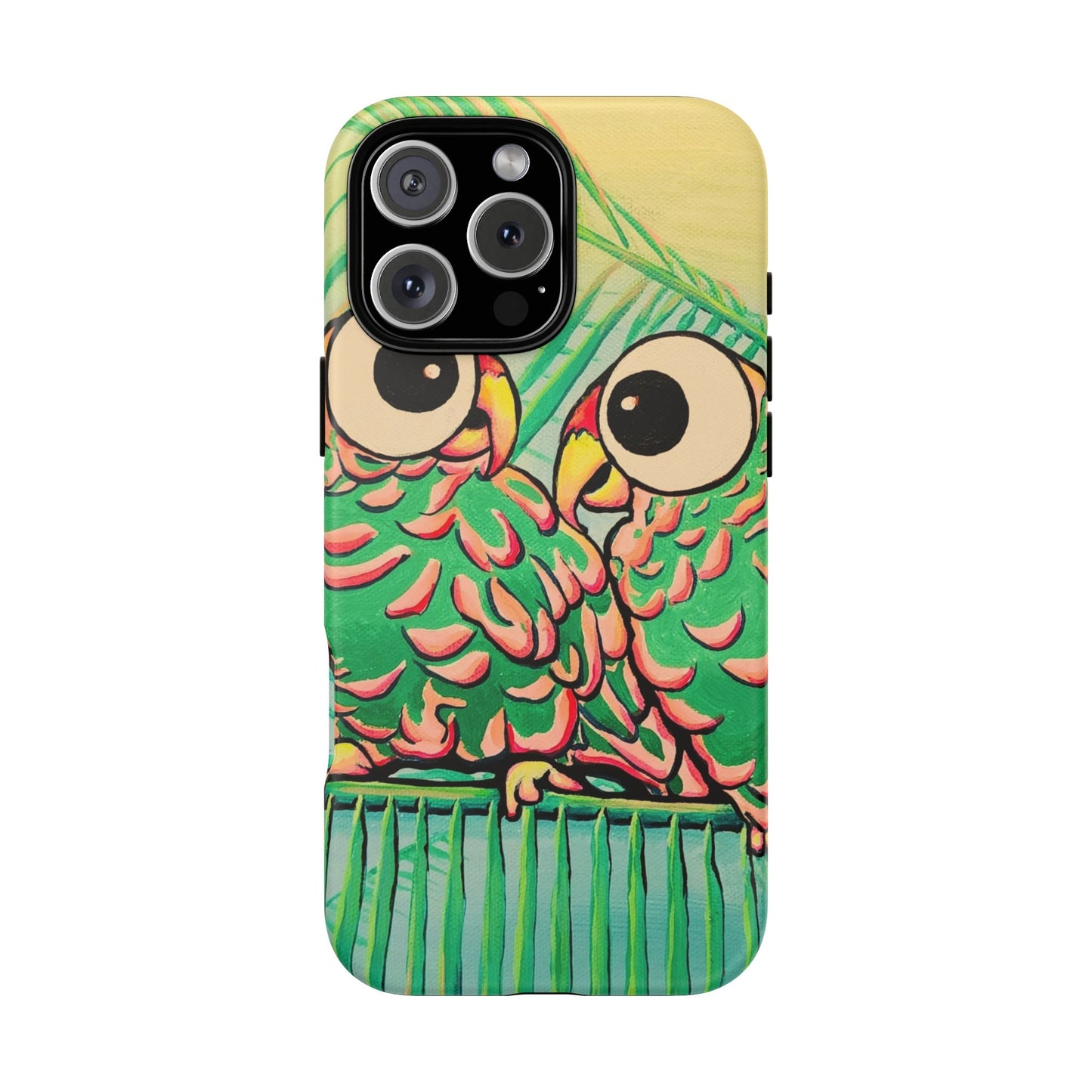 Chatty Cyclops Parrots Tough Phone Case