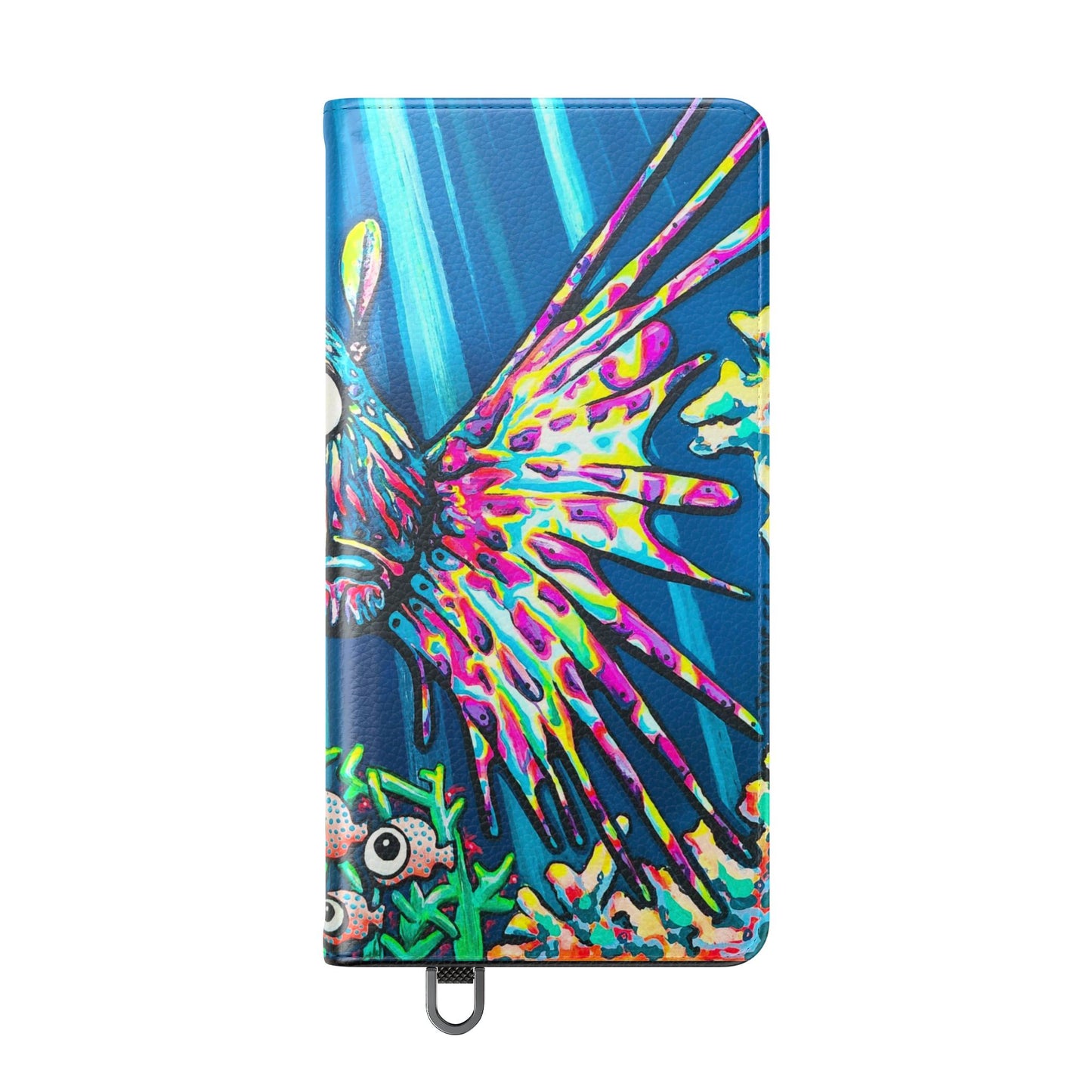 Cyclops Lionfish Flip Phone Case – Wallet Cover with Card Slots
