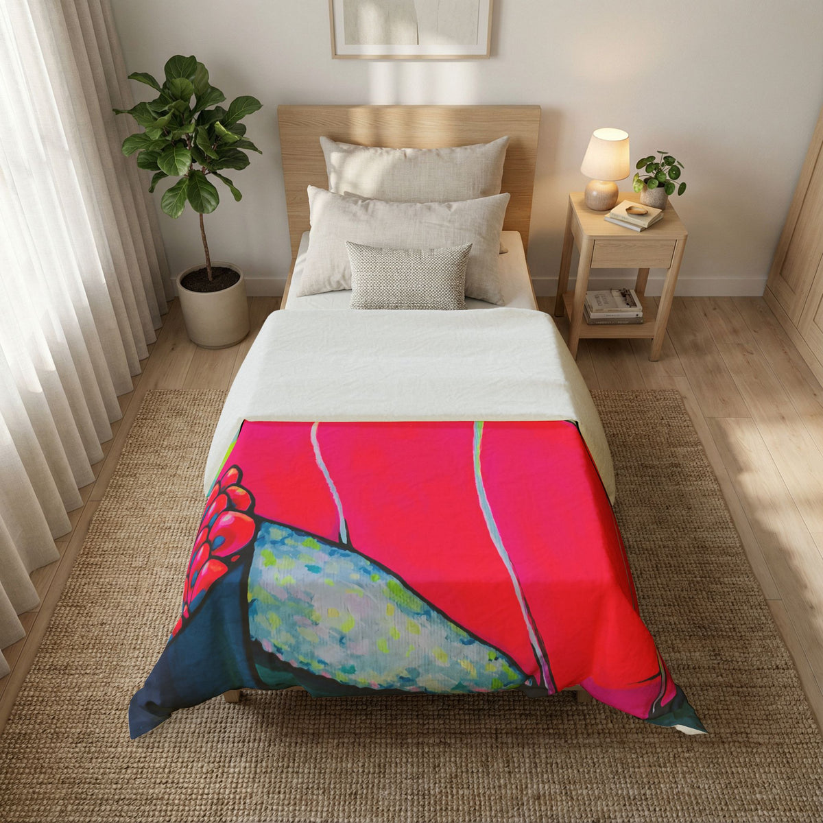 Neon Sushi Duvet Cover