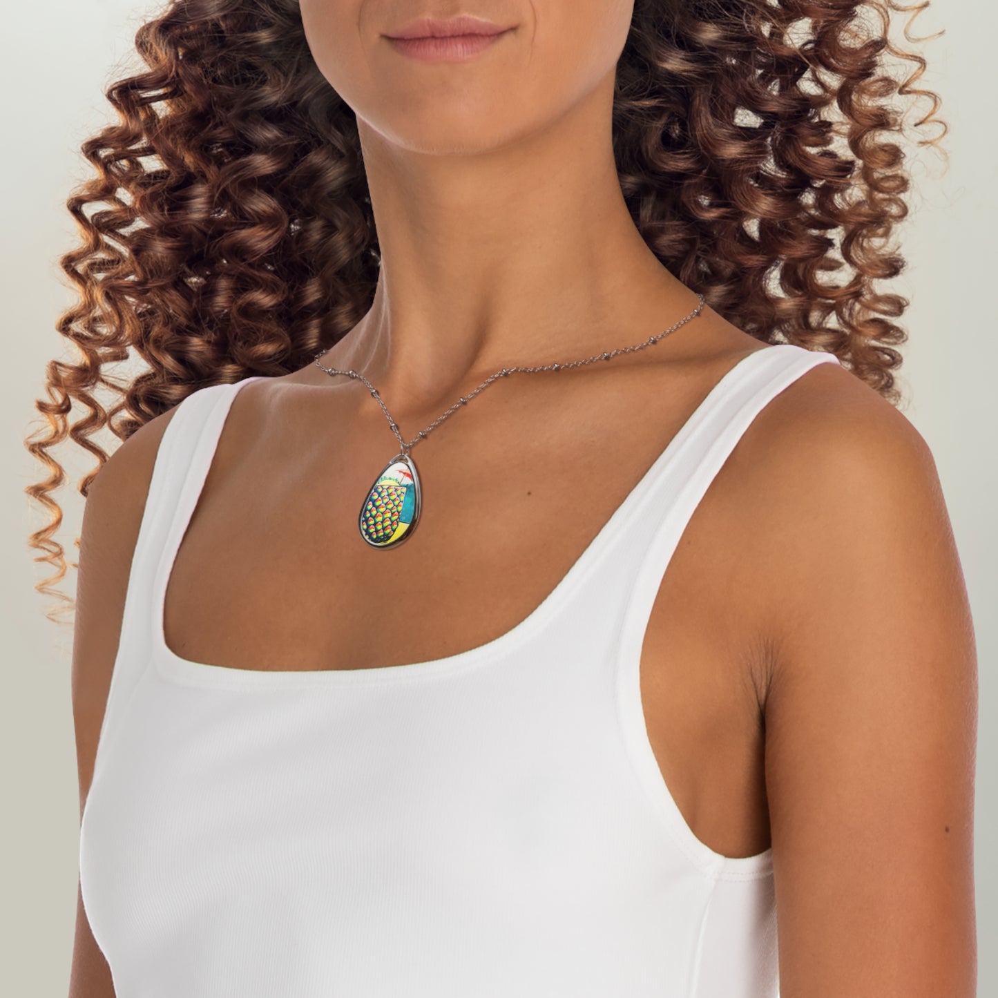 Neon Piña Colada Necklace