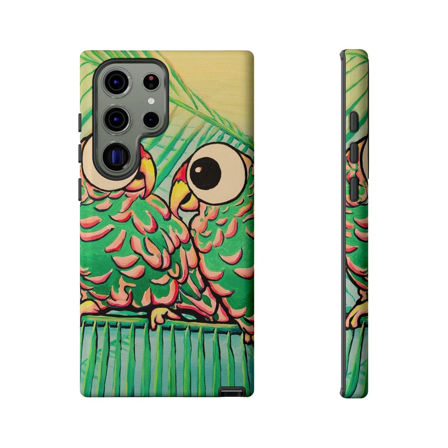 Chatty Cyclops Parrots Tough Phone Case