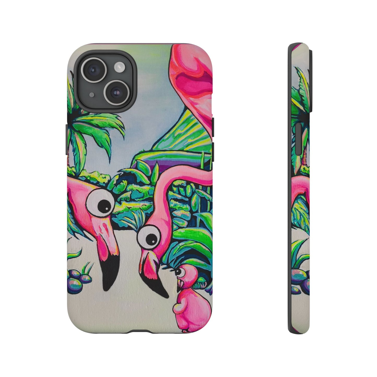 Flamingo Family Phone Case