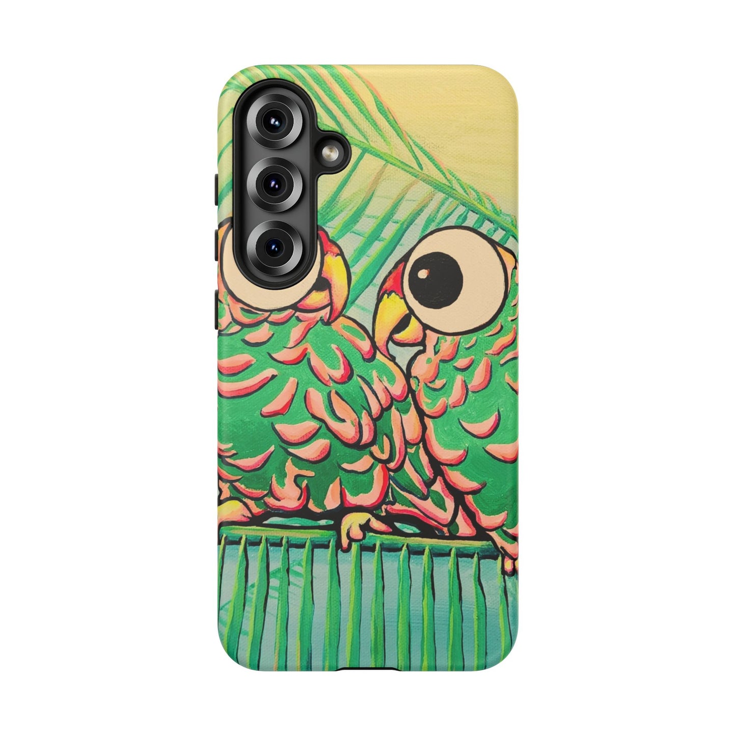 Chatty Cyclops Parrots Tough Phone Case