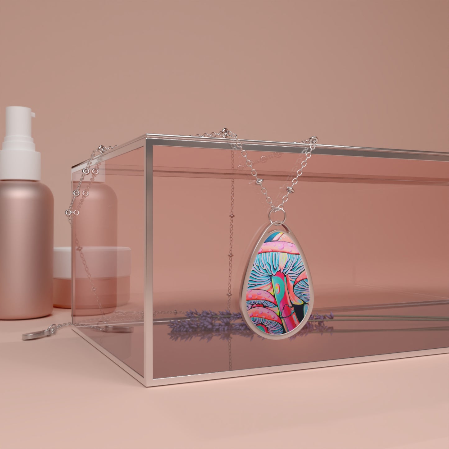 Trippy Mushroom Necklace